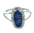 Authentic Sterling Silver Lapis Jewelry Ring Size 6-1/2 RX82457
